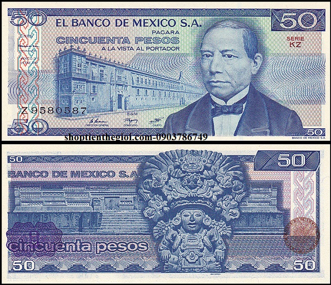 Mexico 50 Pesos 2012 UNC